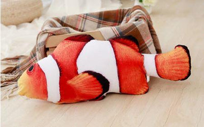 3D Fish Shape Cat Toy