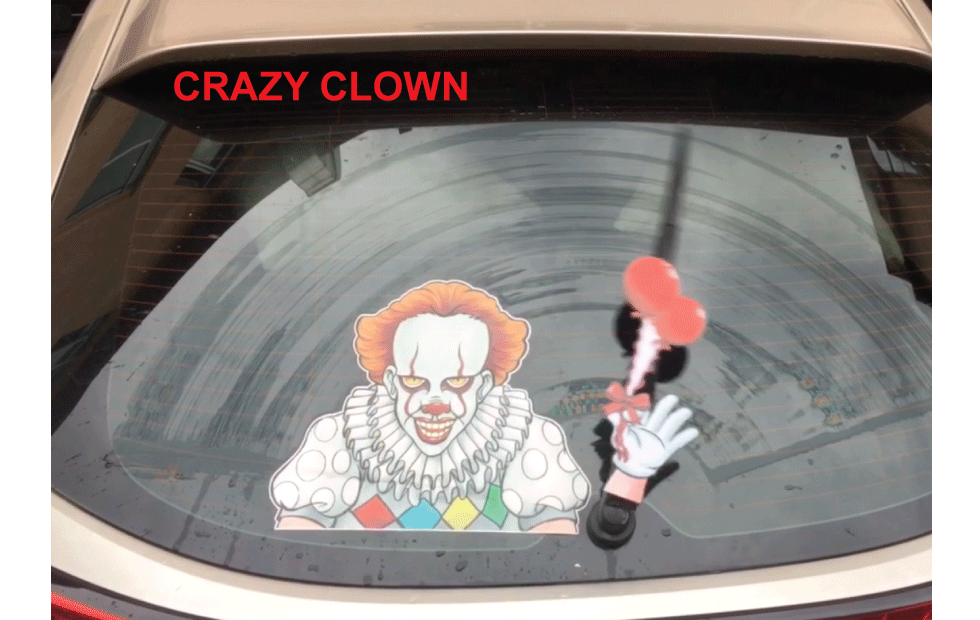 HALLOWEEN WAVING WIPER DECALS 😱🔪