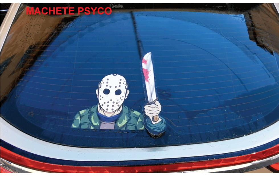 HALLOWEEN WAVING WIPER DECALS 😱🔪