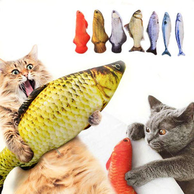 3D Fish Shape Cat Toy